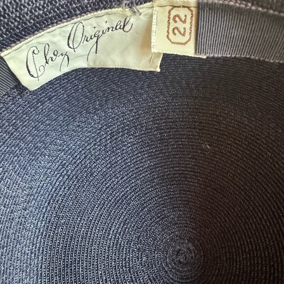 1950s Chez Original Straw‎ Bucket Hat - Picture 5 of 5
